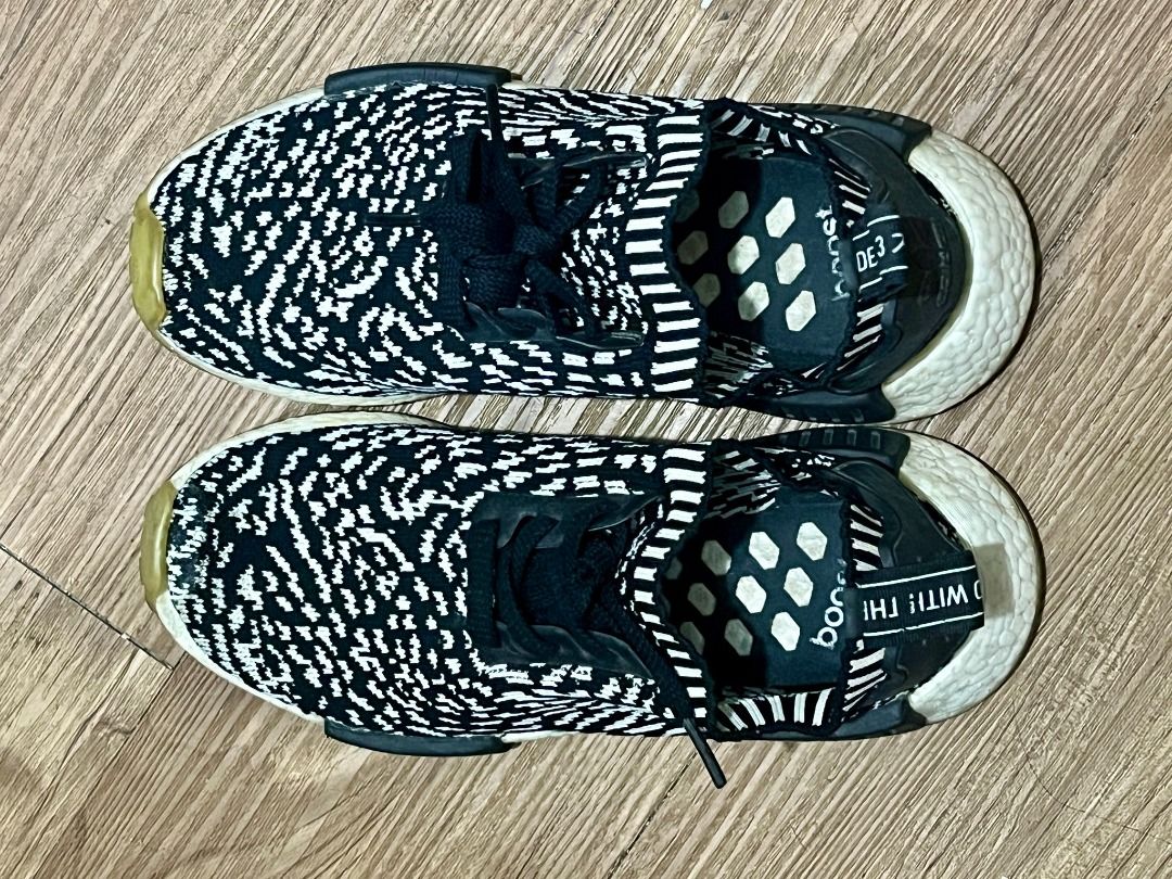 Adidas nmd sales zebra white womens