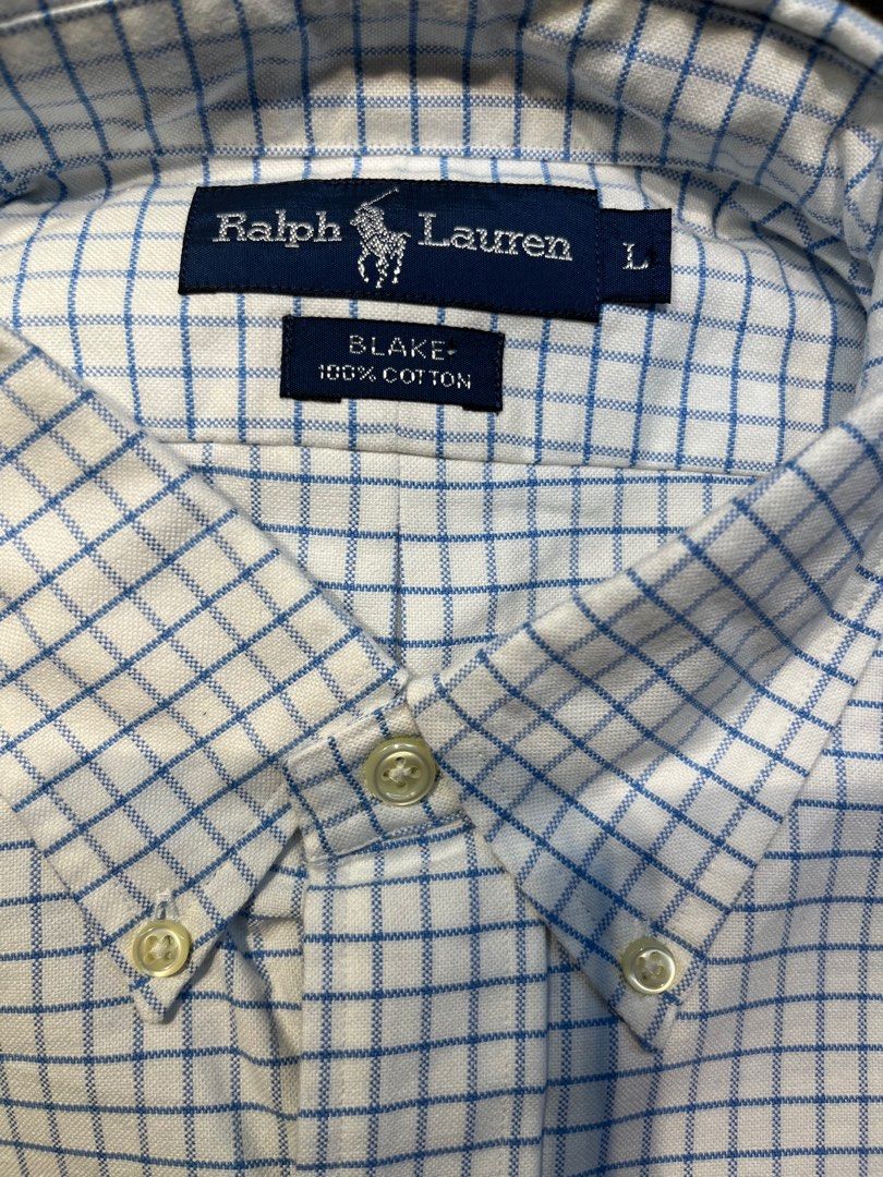 Ralph Lauren Blake Long Sleeved Shirt Men s Fashion Tops Sets