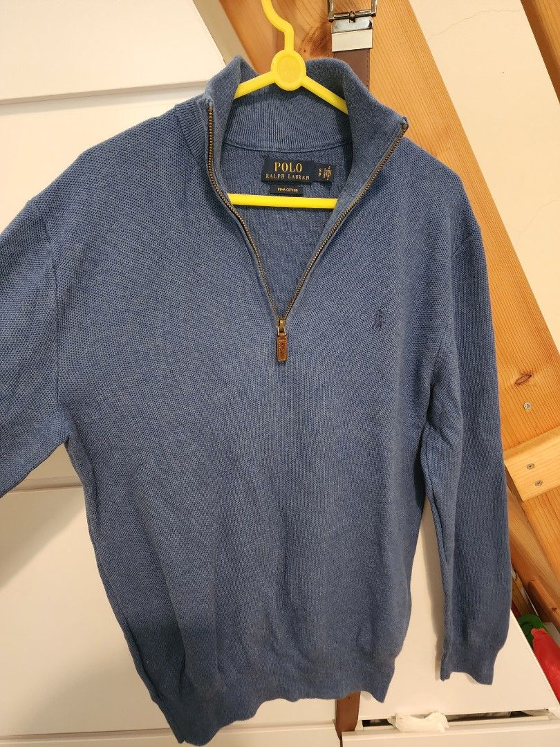 Ralph Lauren Quarter Zip Sweater Size S Men s Fashion Tops