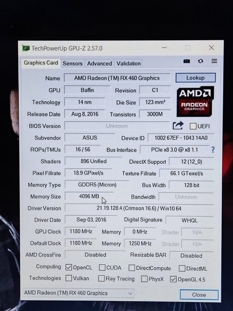 Gpu Amd Radeon Rx 470 Laptop Msi Rx 570 Rx 470 MSI RX 470 ARMOR 4G