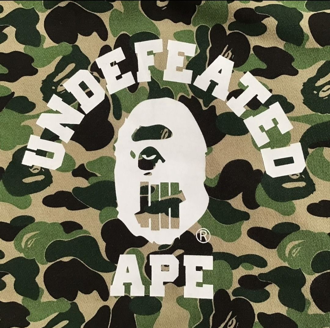 Undefeated sales ape hoodie