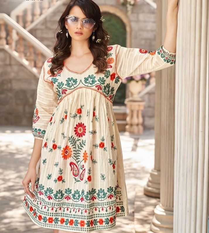Trendy cotton dresses discount