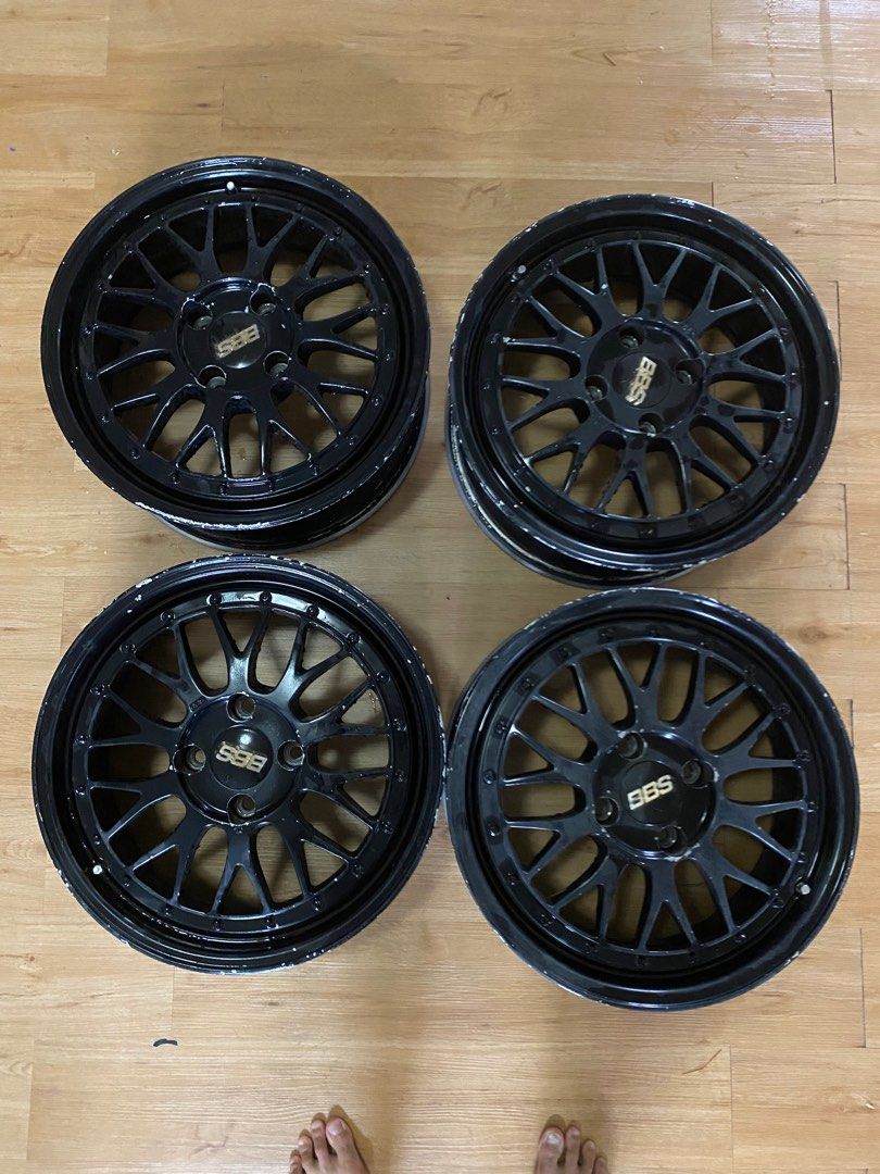 RIM BBS original 17inch pcd114x4, Auto Accessories on Carousell