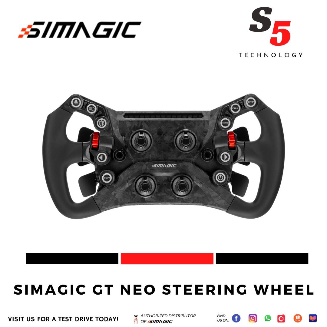 Simagic GT Neo Steering Wheel / Racing simulator wheel / racing wheel ...