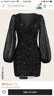 Sparkle Black dress