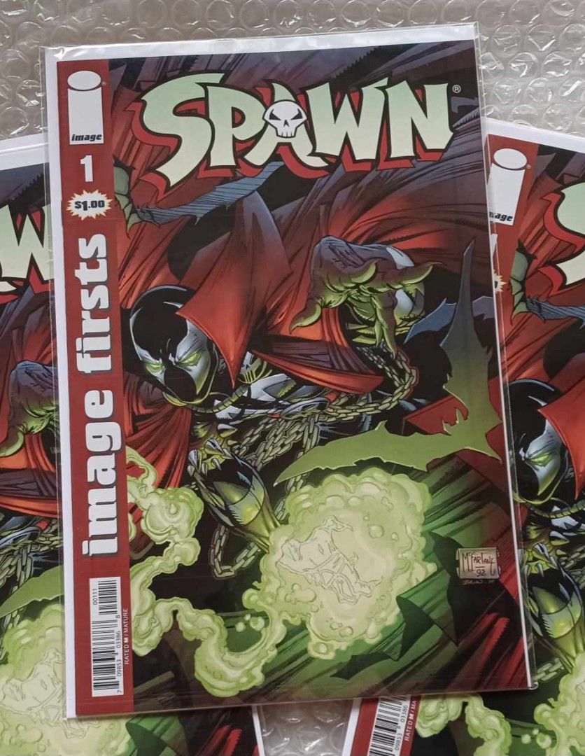 Spawn #1 Comic Book Image Firsts Reprint #2024Declutter (Category: Comics & Manga) located in Imus. Submitted by mnxtoyhouse (Listing ID 1281795198, Image 1). Description: Spawn #1 Comic Book Image Firsts Reprint PRICE: P300 PUBLISHER: Image Comics DATE PRINTED: Apr 2010 CONDITION: NM/VF. Complete, no torn pages. PAYMENT: Cash/GCash/BPI MEETUP: Imus, Cavite only SHIPPING: Buyers expense LBC/Lalamove #Spawn #ImageComics #comicbook #hobby #MNXToyHo