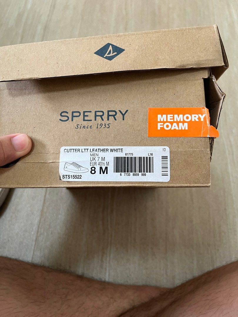 Sperry Cutter LTT LEATHER WHITE