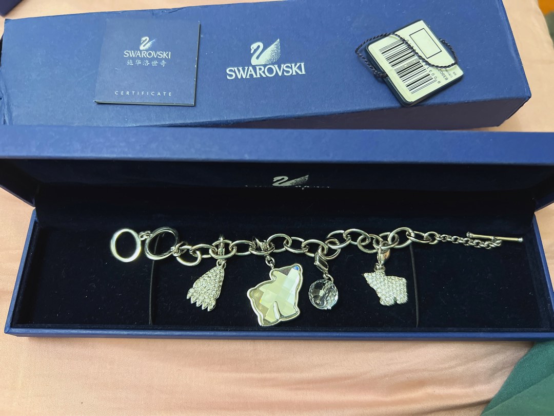 Swarovski Polar Bear Bracelet 18cm