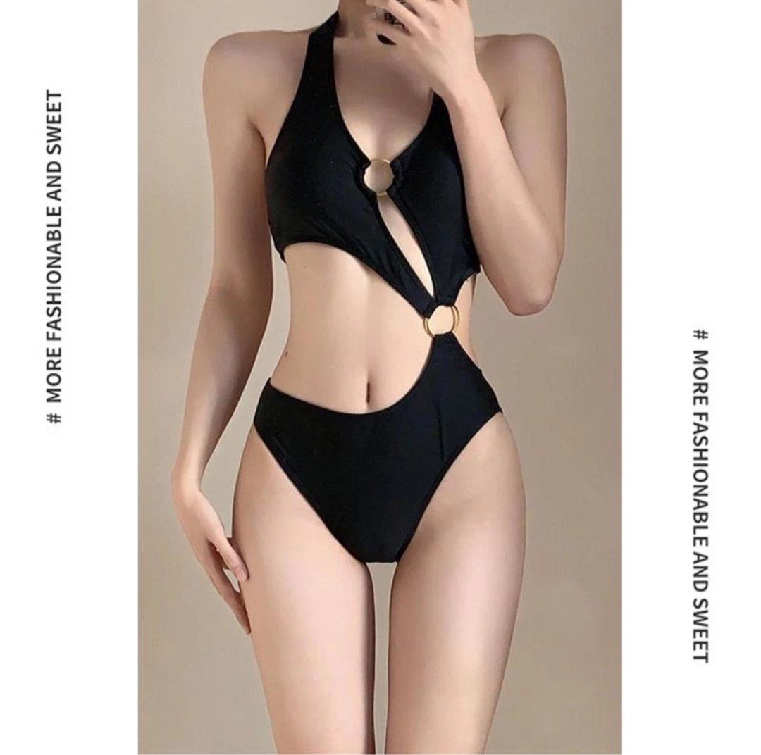 Girl in discount high cut swimsuit