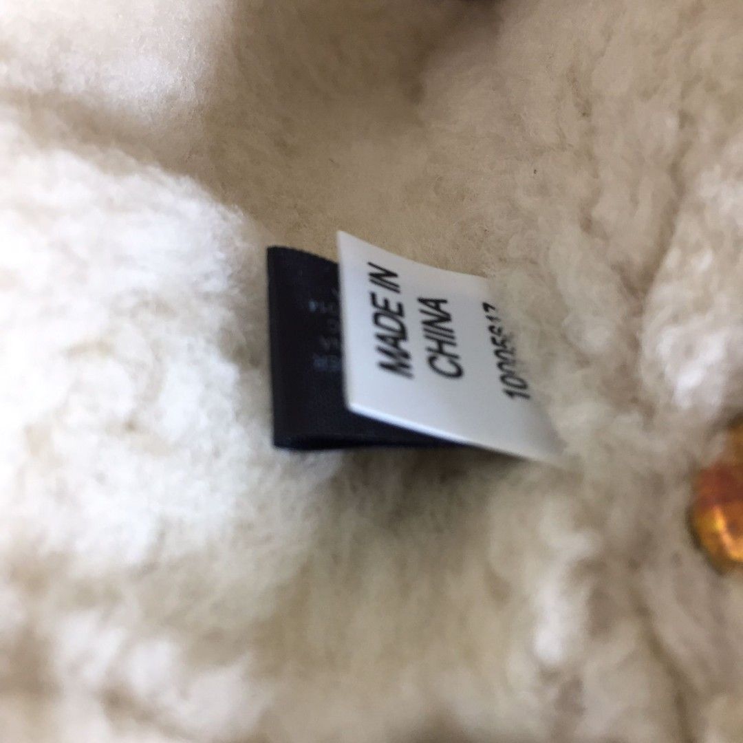 Ella shearling best sale micro tote bag