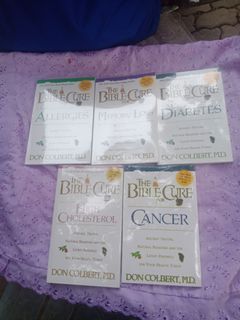 The Bible cure by Don Colbert M.D lot of 5