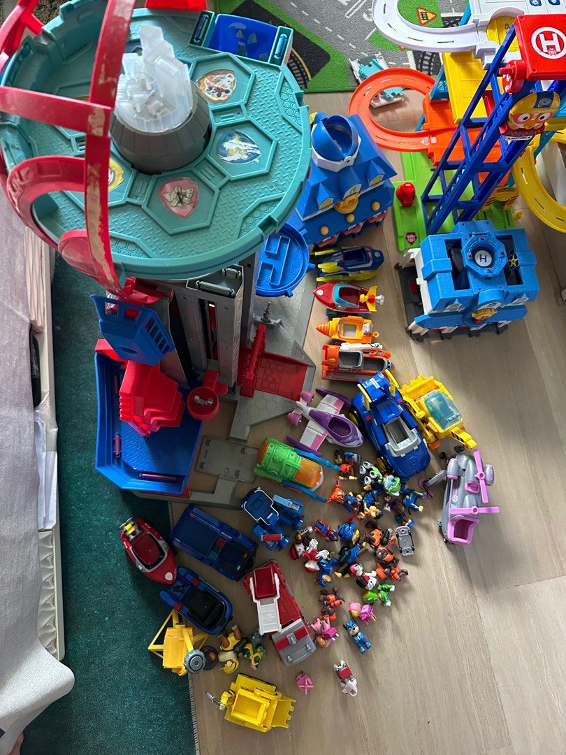 Paw Patrol The Mighty Movie Ultimate City Tower and many toys car plus  figures , Hobbies & Toys, Toys & Games on Carousell