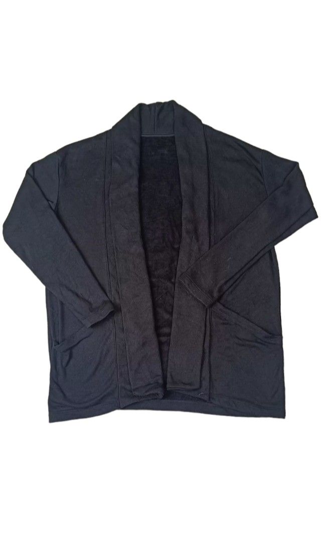 UNIQLO BLACK CARDIGAN me Women s Fashion Coats Jackets and