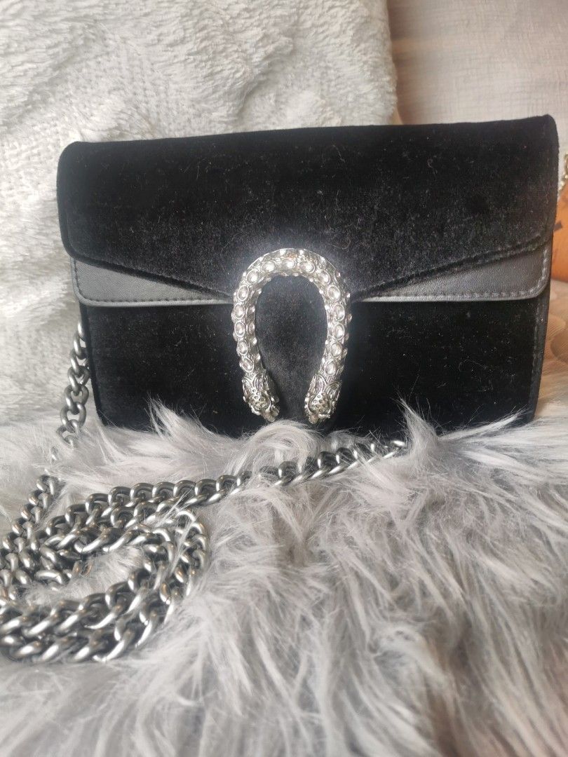 Gucci dionysus black velvet sales