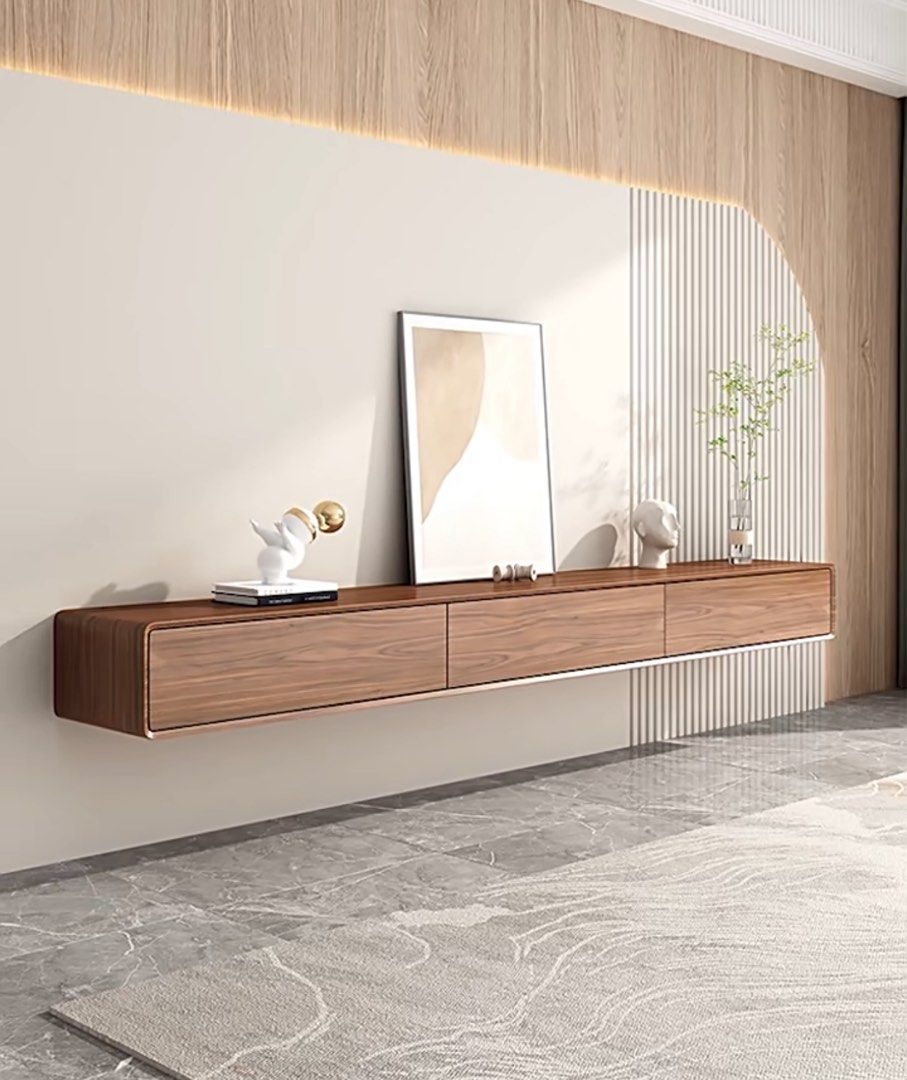 VANKO Modern Floating TV Console, Furniture & Home Living, Furniture ...