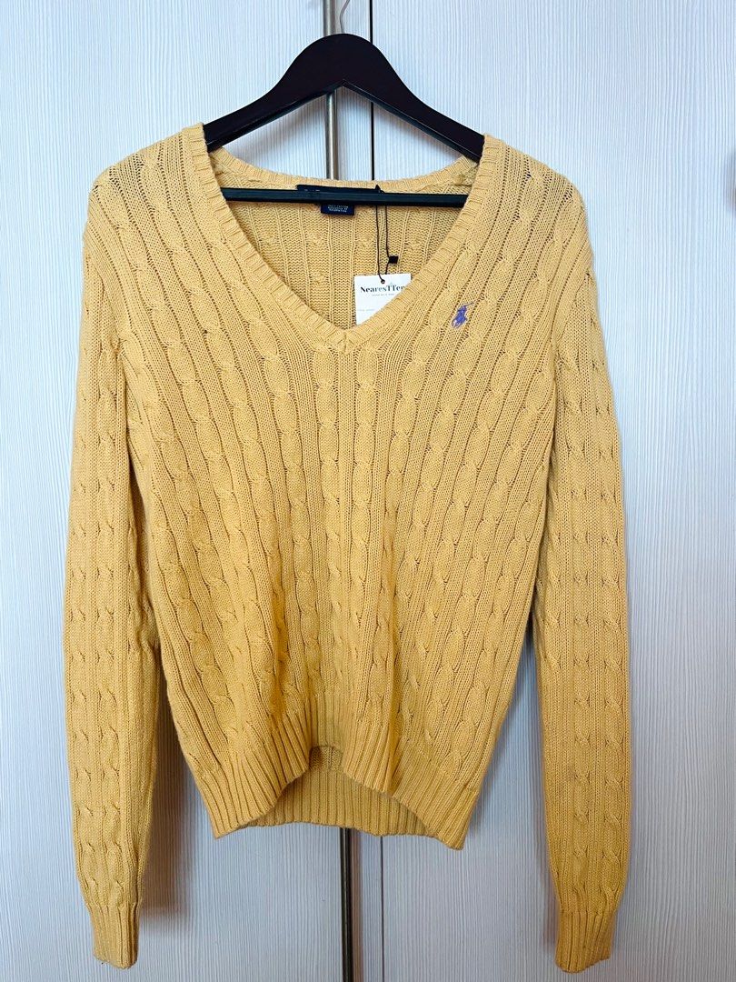 Vintage Polo Ralph Lauren yellow sweater