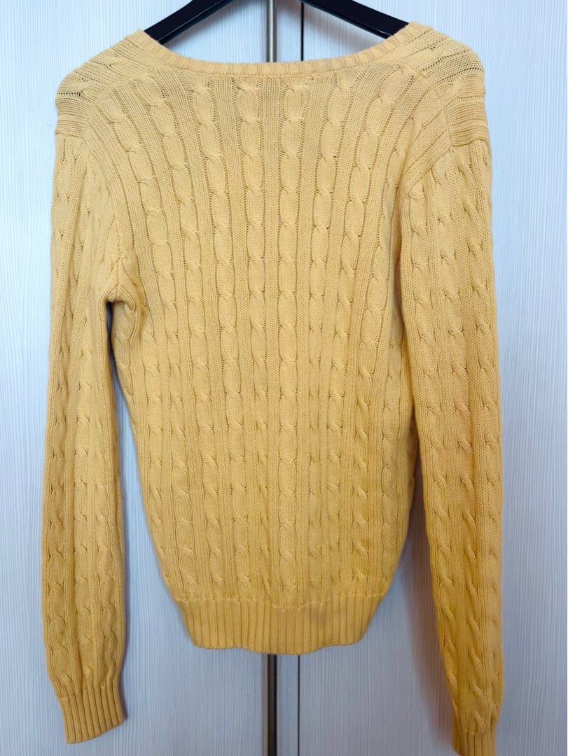 Ralph lauren yellow jumper sale