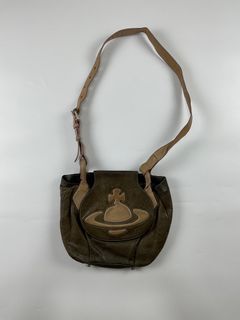 Vivienne Westwood Orb Leather Sling Bag