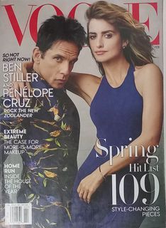 Vogue (US) - Ben Stiller & Penelope Cruz (February 2016)