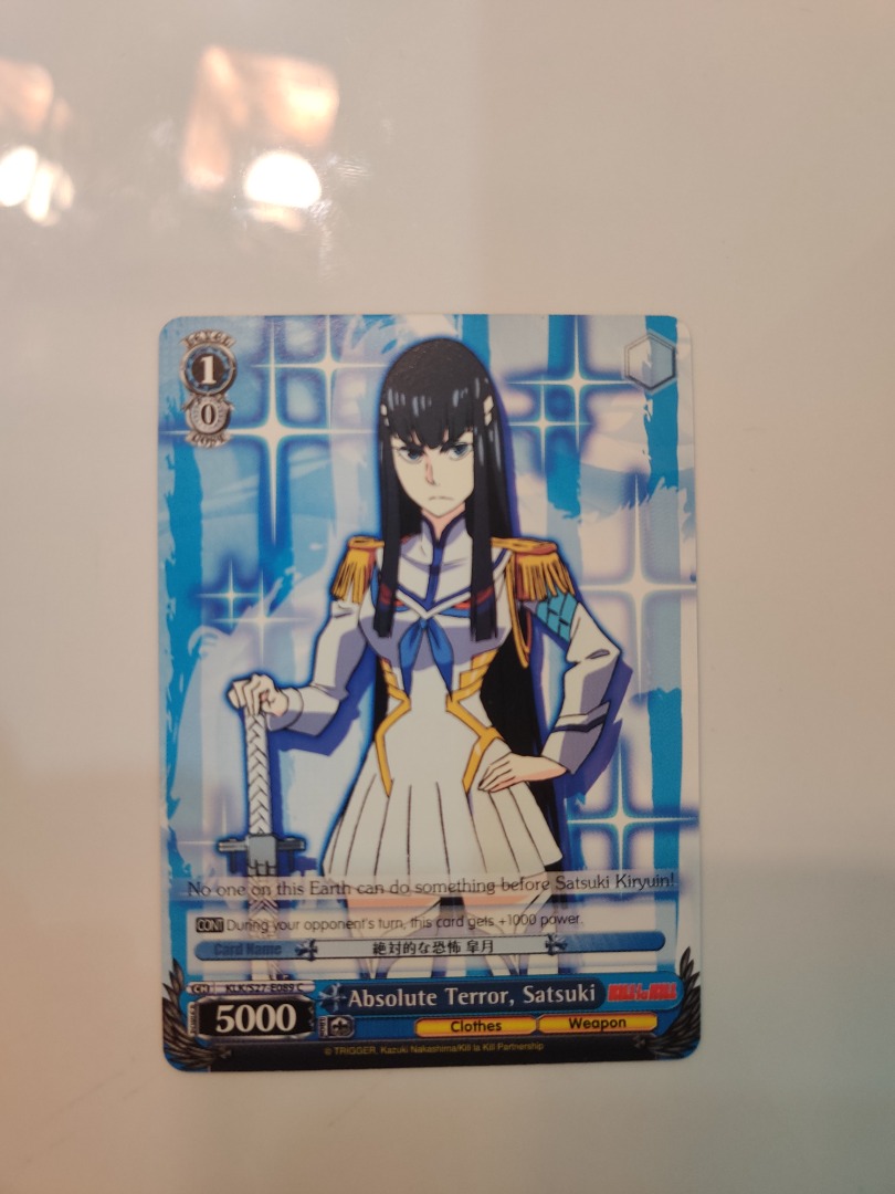 Weiss Schwarz Kill la Kill Absolute Terror, Satsuki KLK/S27-E089 C ...