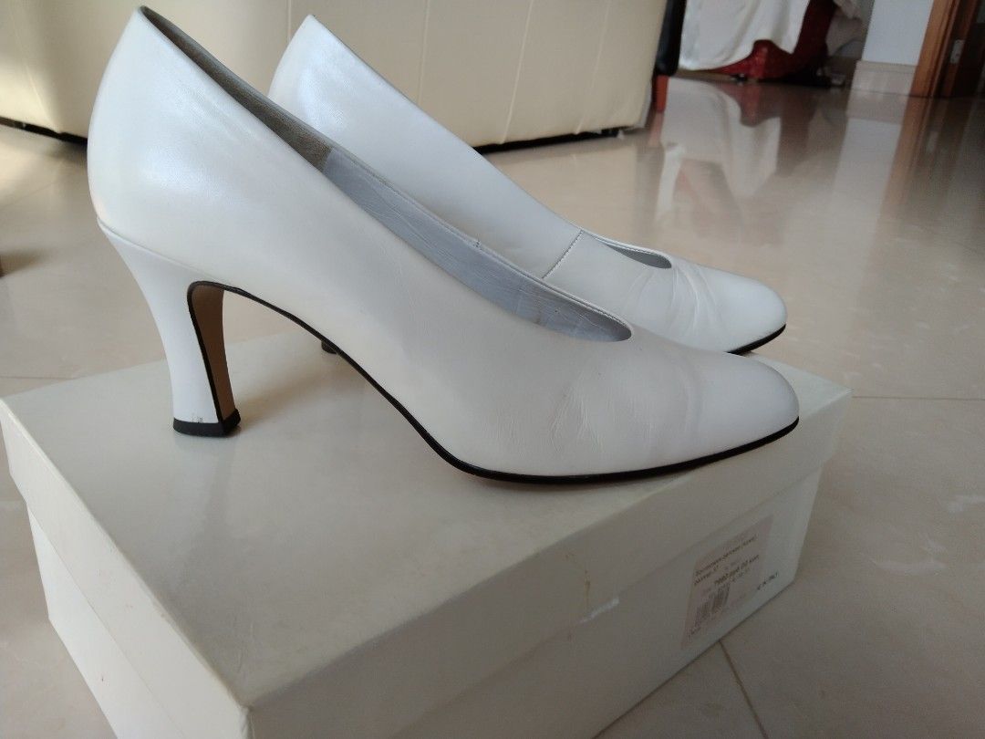 Cheap white clearance pumps shoes