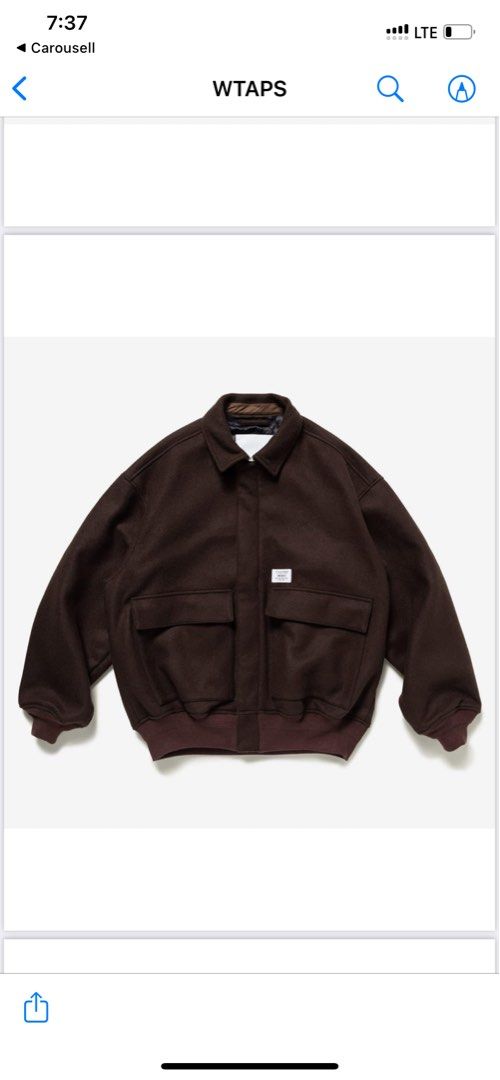 WTAPS JFW-01/JACKET/WONY.MELTONSIZE 2