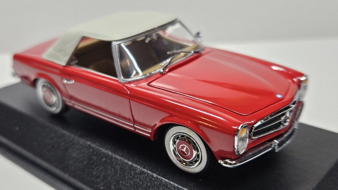 ミニカー 1/43 mercedes-benz 280SL Coupe メルセデスベンツ 280SL (W113) シルバー (ミニカー) - ホビー