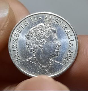 2022 5 cents Elizabeth 11 coin Australia