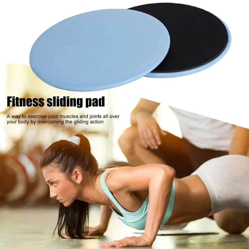 1pair Pilates Sliding Discs, Yoga Abdominal Exercise Fitness