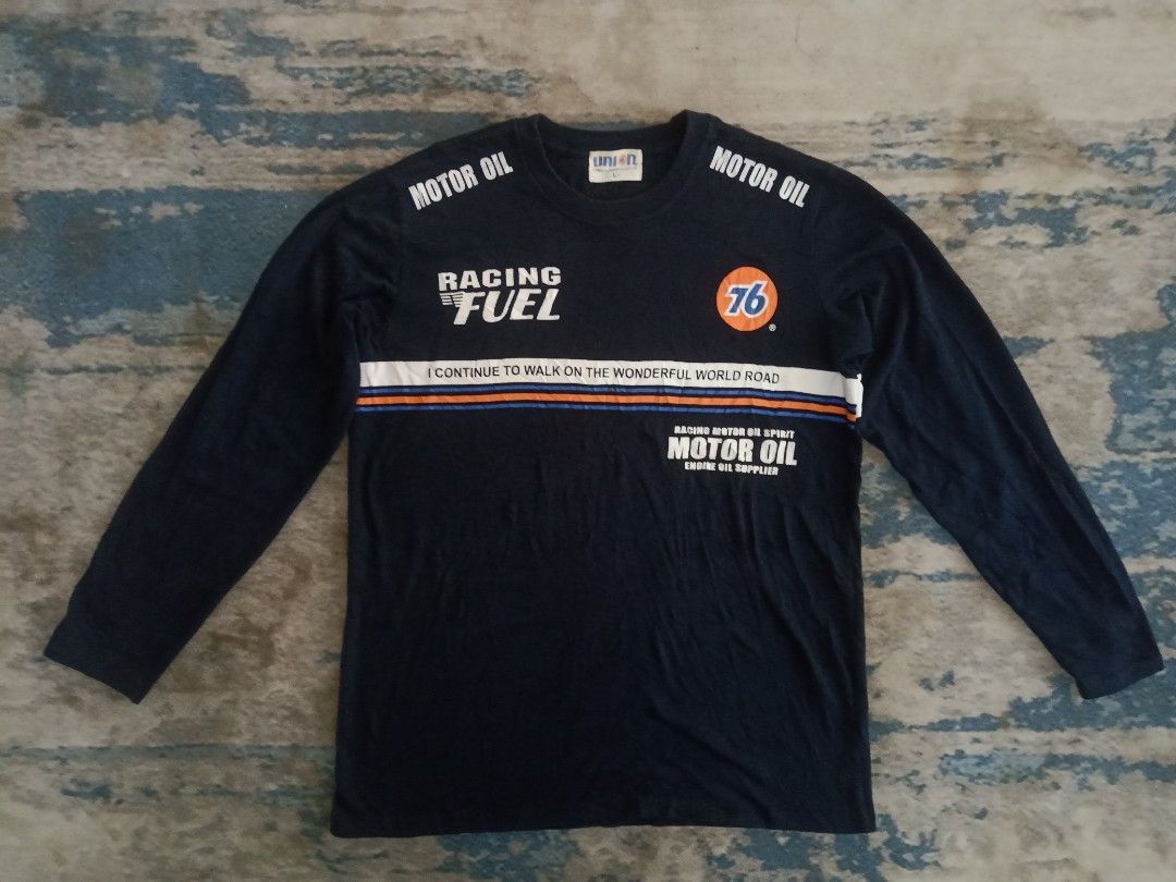 バイクウェア・装備 Official Oil Motor Racing 76 union 76 LUBRICANTS JAPAN UNION RACING FUEL MOTOR OIL MOTOR RETRO