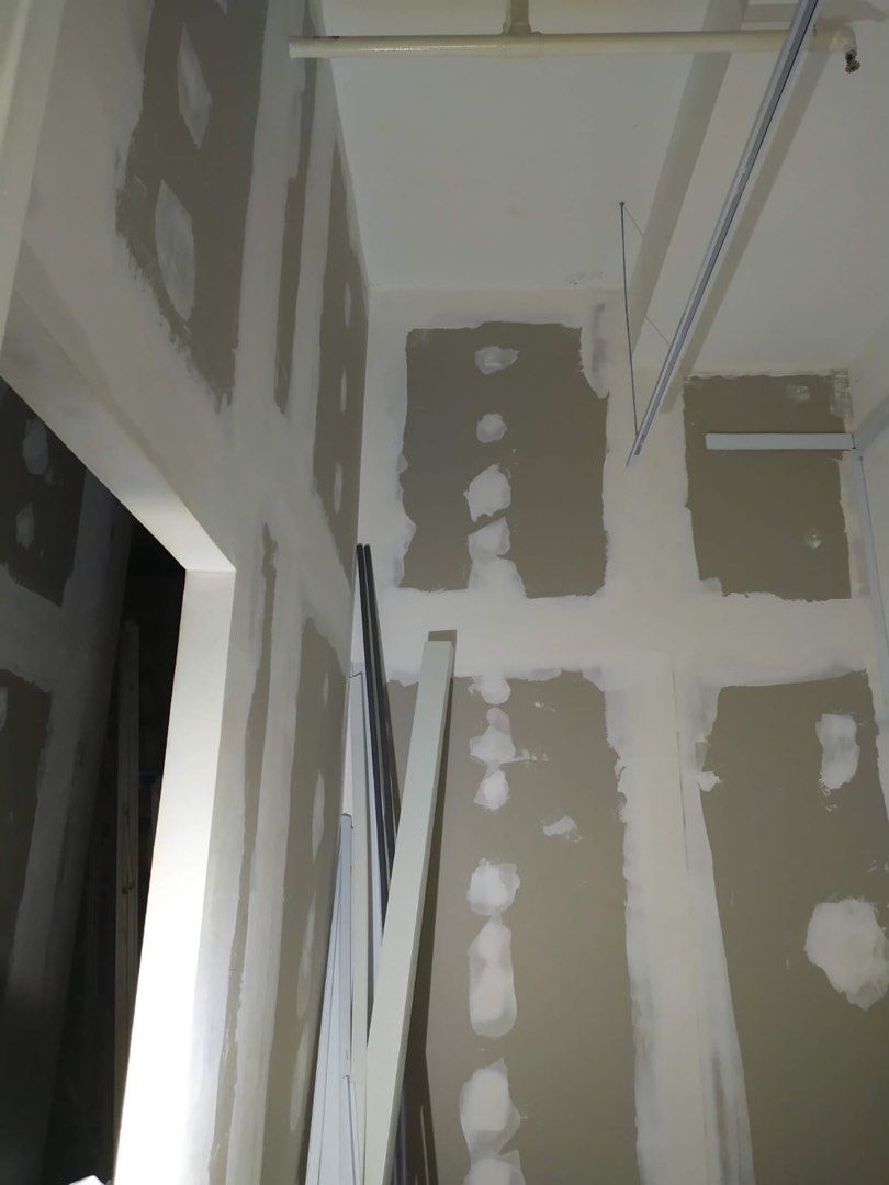 False ceiling/Partition services/ Home partition/ Drywall false ceiling partition/L Box/Electrical full house warning #electrician#electrician service62863093003265112