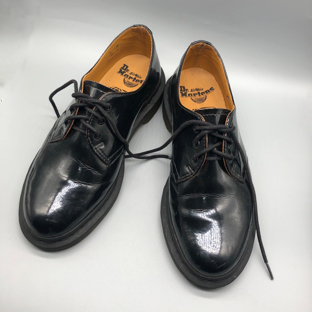 六七成新 Dr. martens x Ray BEAMS 3孔 漆皮鞋