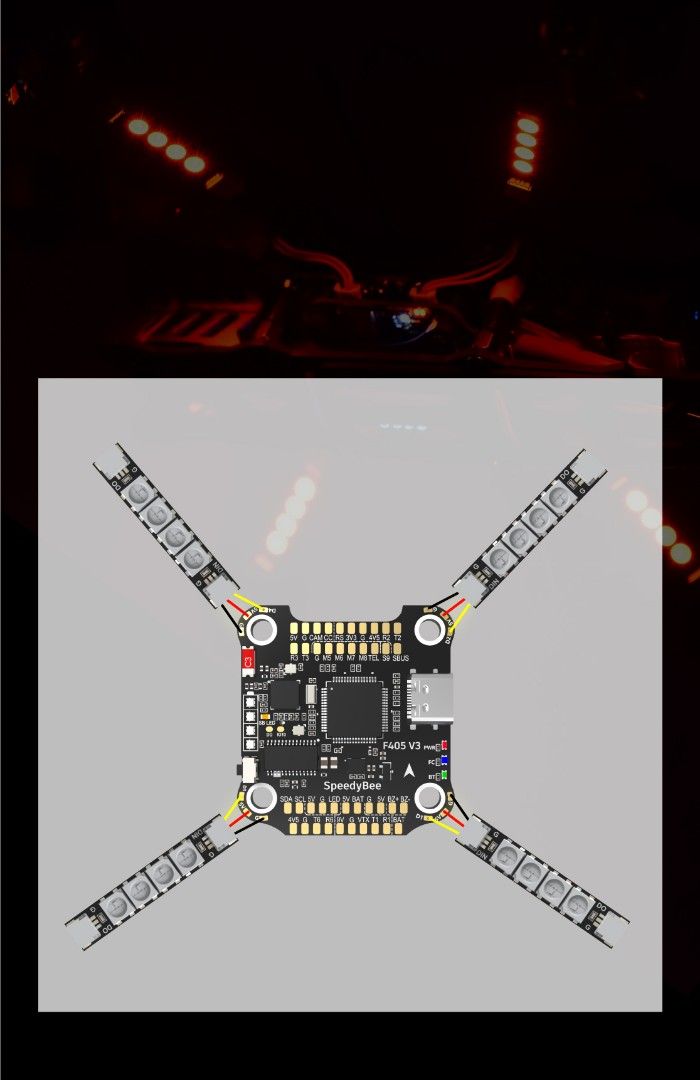 全新 SpeedyBee F4V3-50-STACK F405 V3 BLS 50A 30x30 FC&ESC Stack Flight ...