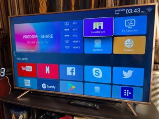 ACE 50” Slim Full HD Smart TV with Soundbar - Aluminum Gold LED-605 DK5L Android 9.0 (NO BOX INCLUDED)