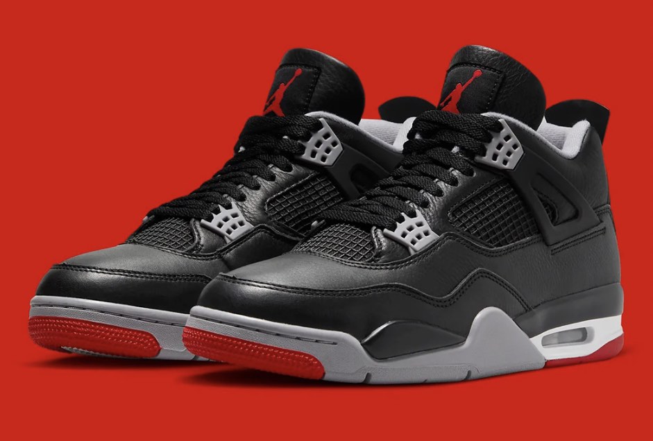 Mens jordan new arrivals 4 bred