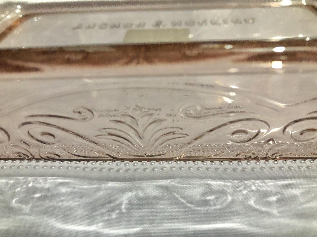 Anchor hocking laurel cheap 3qt rosewater bake dish