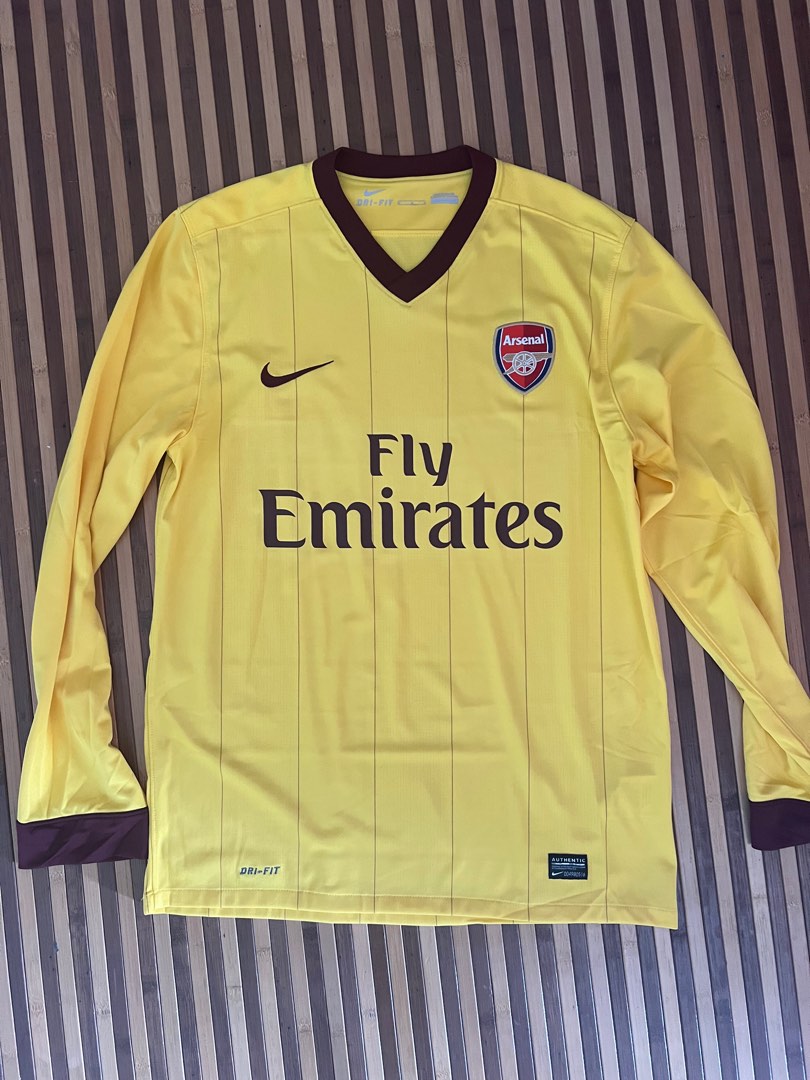 arsenal away kit long sleeve