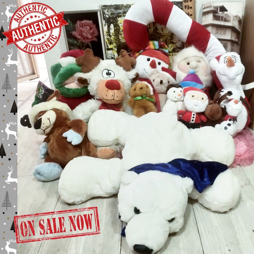 AUTHENTIC CHRISTMAS PLUSH TOY MUSICAL CHRISTMAS PLUSH CHRISTMAS STUFFED TOYS PRELOVED Hobbies Toys Toys Games on Carousell