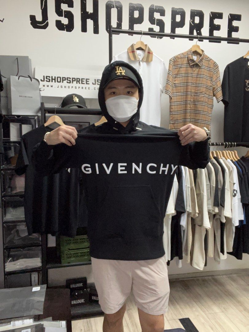 Authentic Instock Givenchy 4G Embroidered Oversized Hoodie Men s