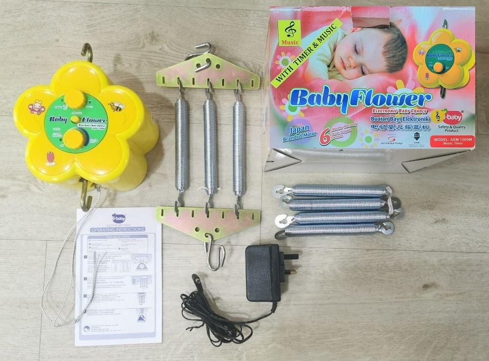 baby Electric Cradle with Timer Music Babies Kids Baby