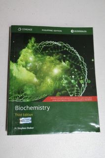 Biochemistry Third Edition by H. Stephen Stoker (bought on 30 Sept 2023, last semester only)