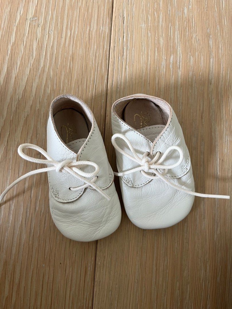 Bonpoint infant ivory leather shoes Babies Kids Babies Kids