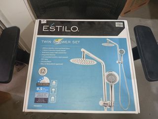 Brand New Estilo Twin shower set