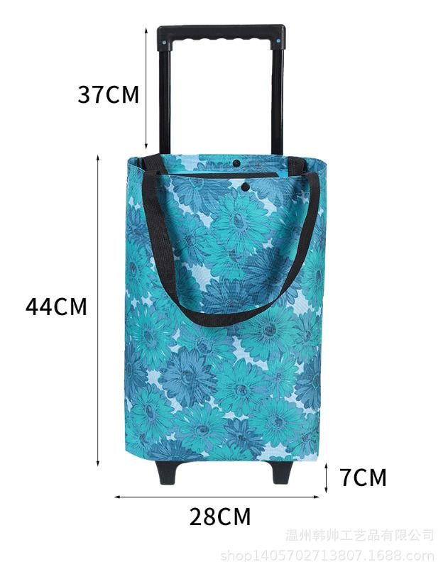 BRAND NEW Folding Shopping Trolley Bag Women Big Pull Cart