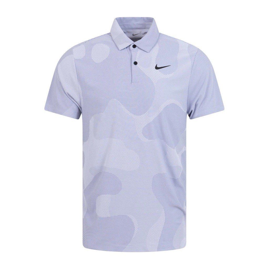 BRAND NEW IN STOCK Nike Dri FIT AD Tour Camo Golf Men s Polo T shirt Purple Smoke Sports Equipment Sports Games Golf on Carousell
