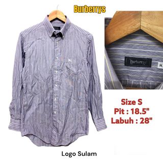 Burberry shirt size online chart