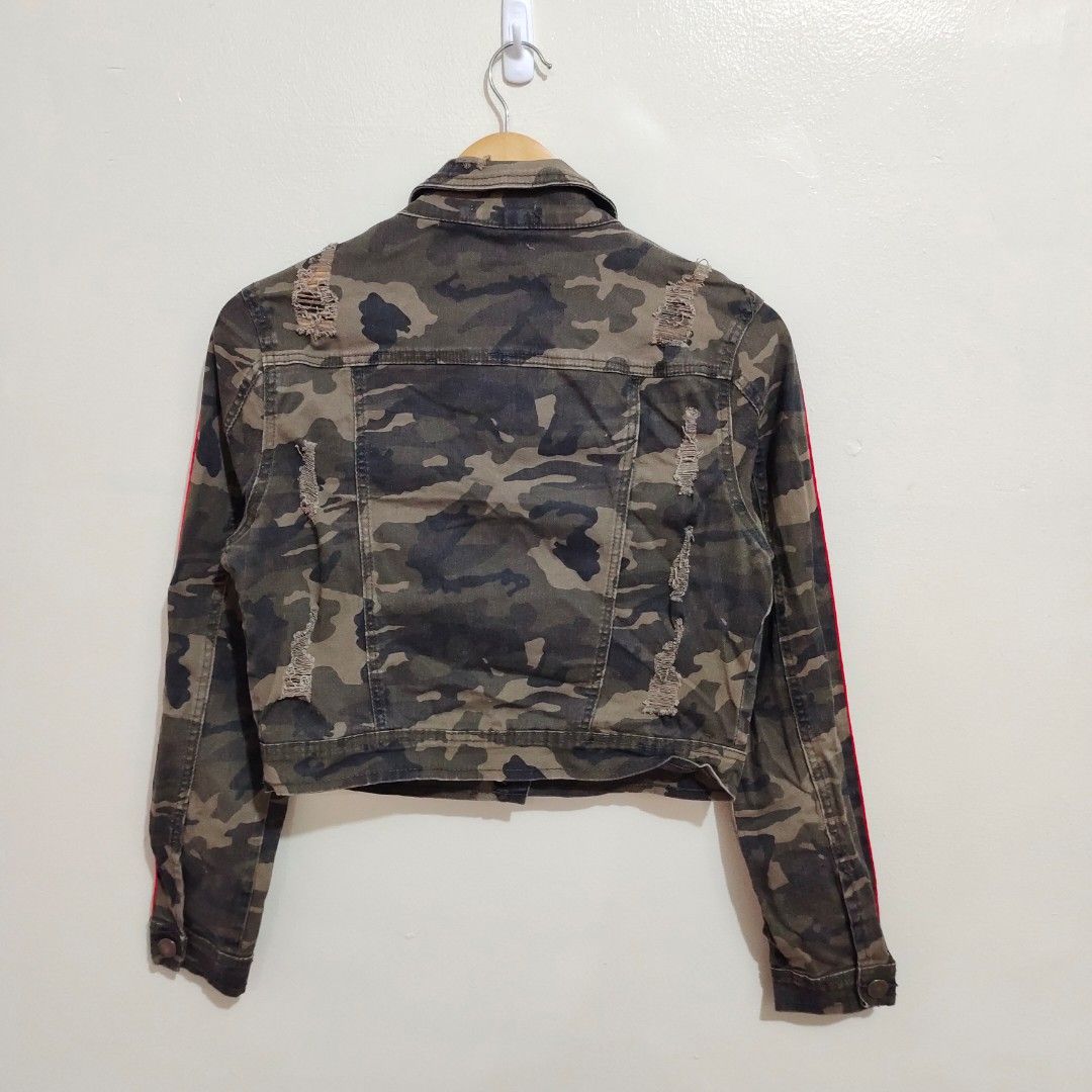 Camo denim jacket primark discount
