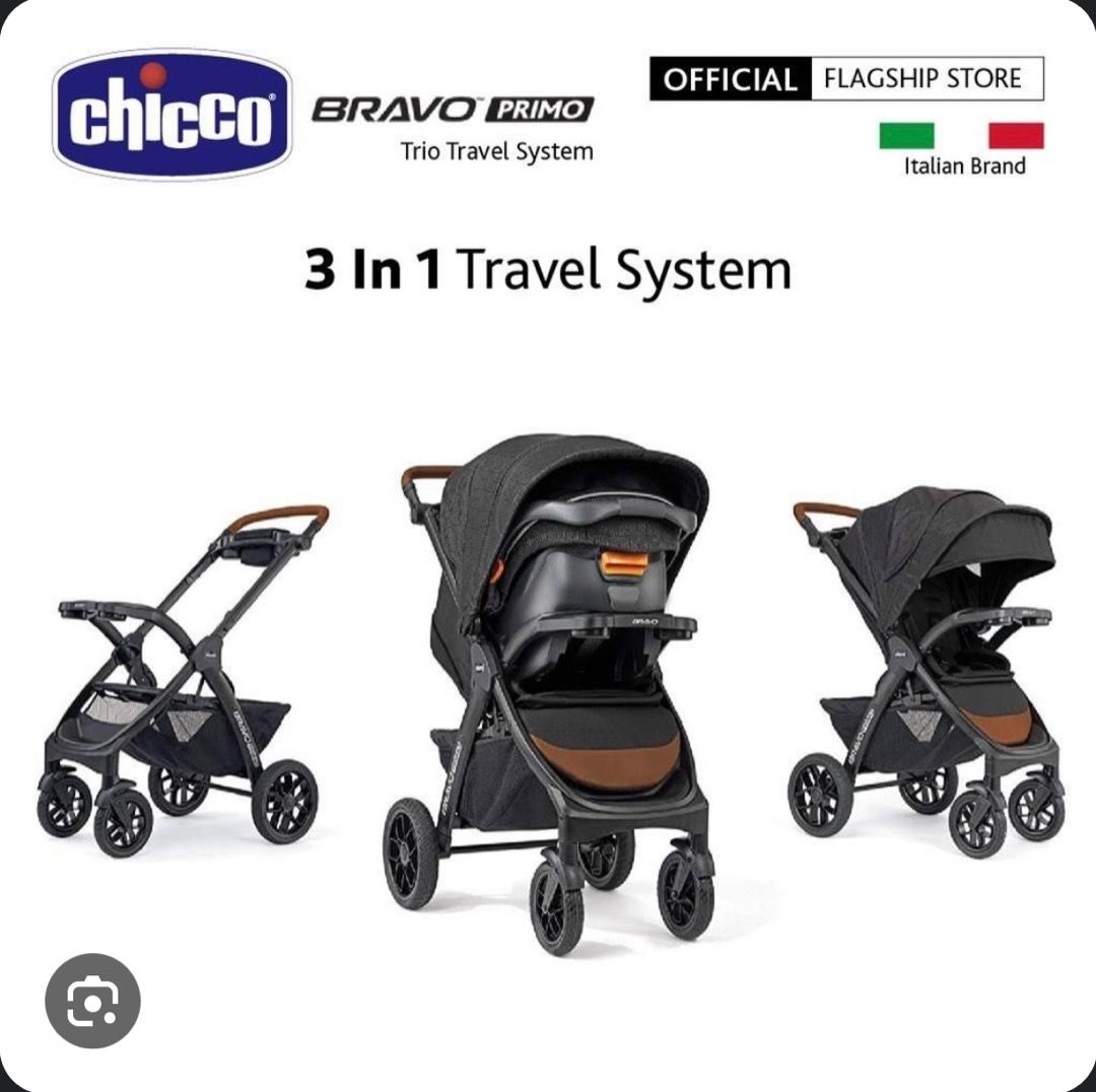 Chicco Bravo Primo 3in1 travel system Babies Kids Going Out