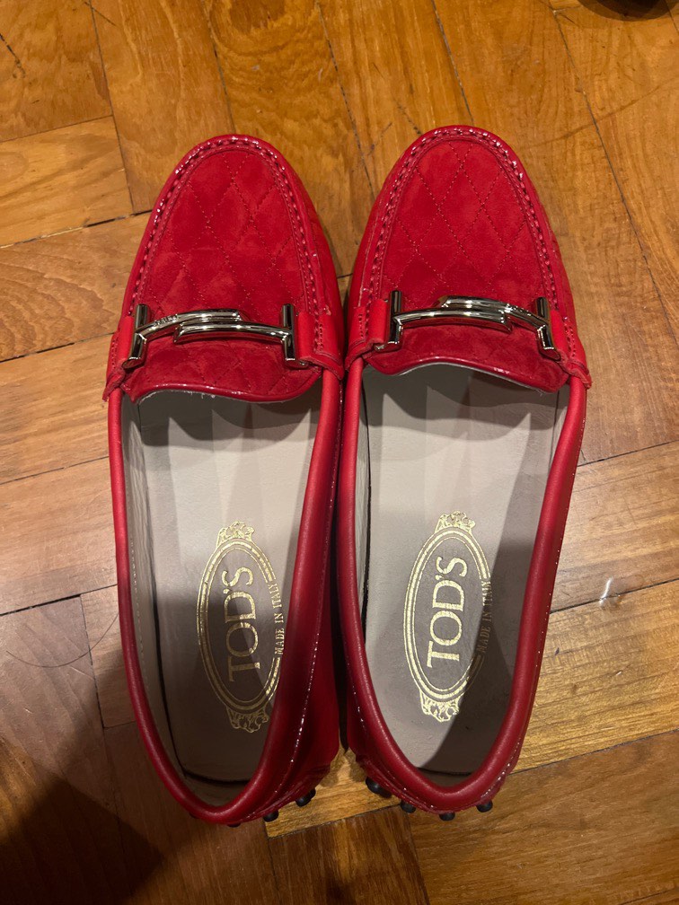 Chilli Red loafers Women s Fashion Footwear Loafers on Carousell