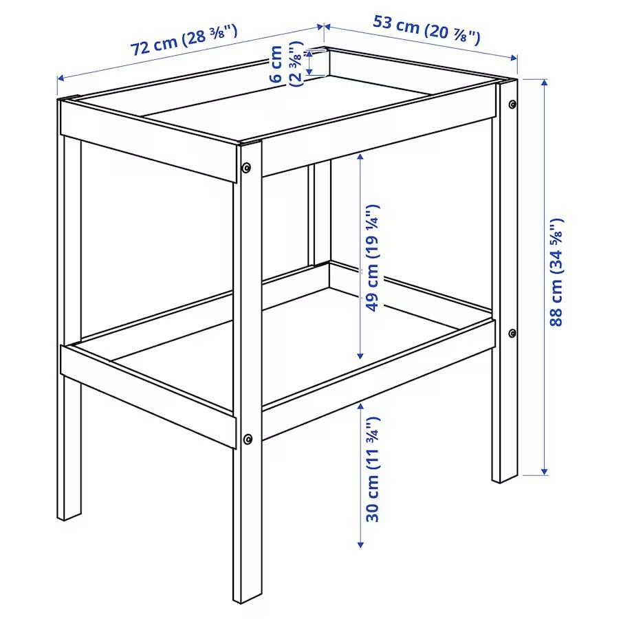 Clearance changing table store